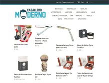 Tablet Screenshot of caballeromoderno.com